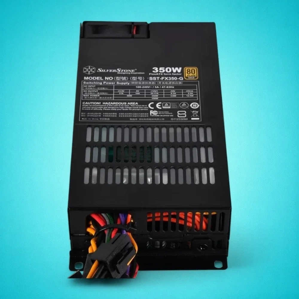 SilverStone 350W Flex ATX Power Supply 80 Plus Gold 6Pin PCIe - NEW
